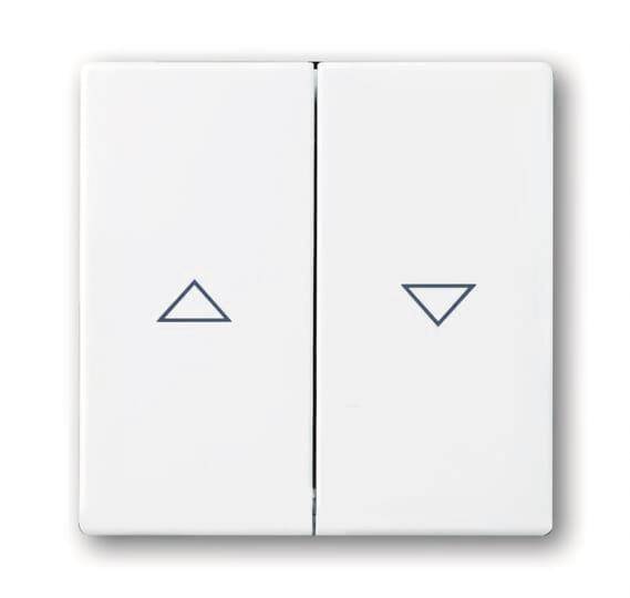 BJ carat Wippe Jalousie 1785JA-84 davos/ studioweiss Install.Baumaterial Schaltermat/Geb.Steu