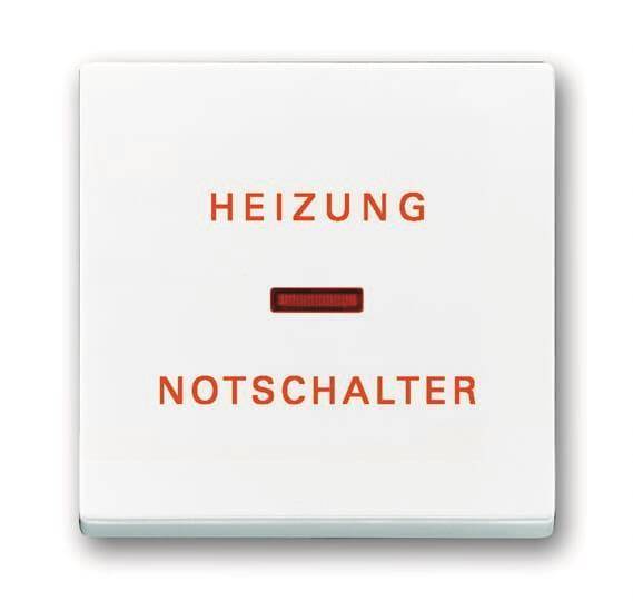 BJ solo Wippe Heizung-Notschal. 1789H-84 davos/ studioweiss Install.Baumaterial Schaltermat/Geb.Steu