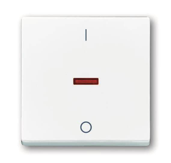 BJ solo Wippe Kontroll Aus 1788-84 2polig + 3polig davos/ studioweiss Install.Baumaterial Schalter