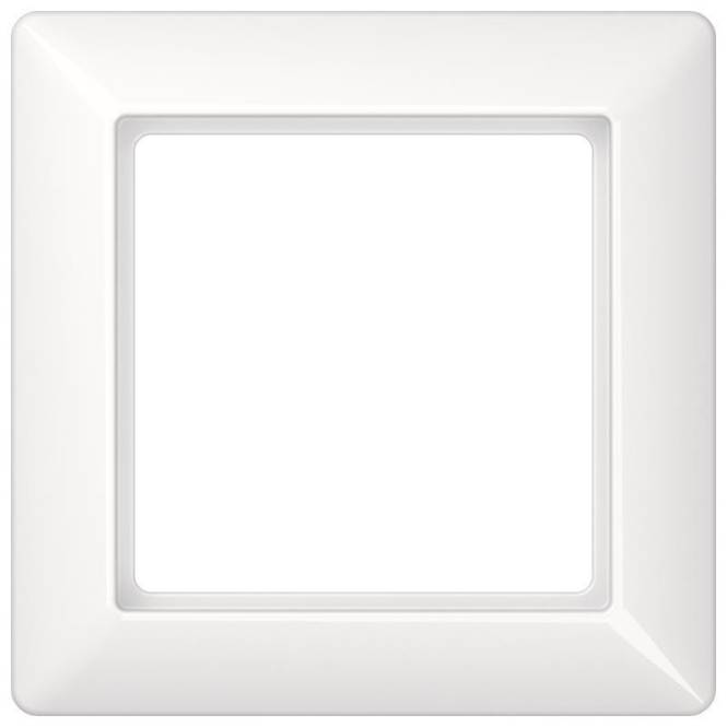 JG Rahmen 1fach AS581WW alpinweiss Install.Baumaterial Schaltermat/Geb.Steu Schalter Steckdosenm