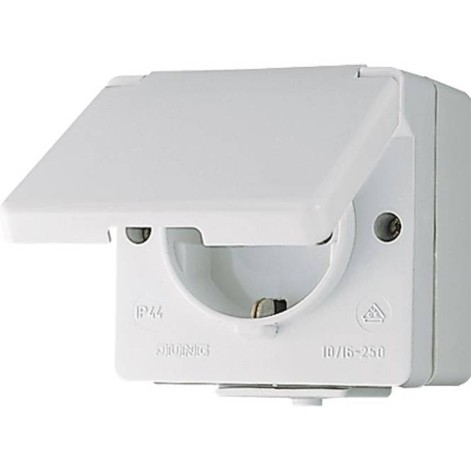 JG APWG WG 600 Schuko-Steckdose 620WX mit Hohlboden Install.Baumaterial Schaltermat/Geb.Steu