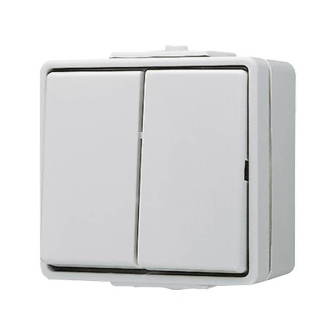 JG APWG WG 600 Wippschalter 605W Serien grau Install.Baumaterial Schaltermat/Geb.Steu Schalter