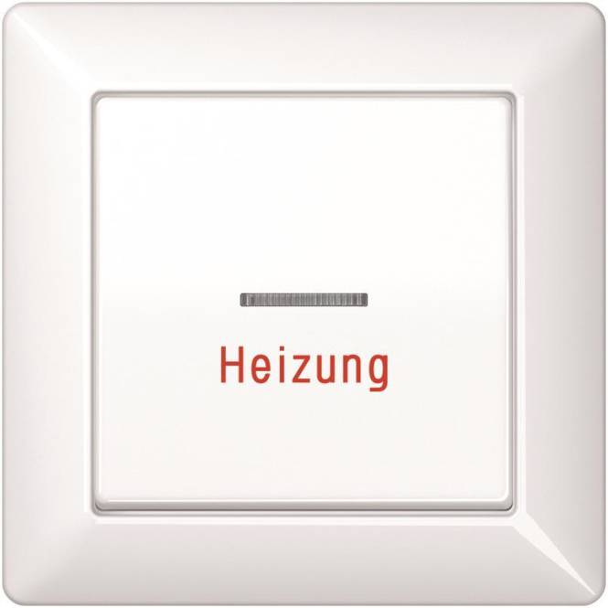 JG Wippe Heizung-Not AS590HWW Vollplatte alpinweiss Install.Baumaterial Schaltermat/Geb.Steu