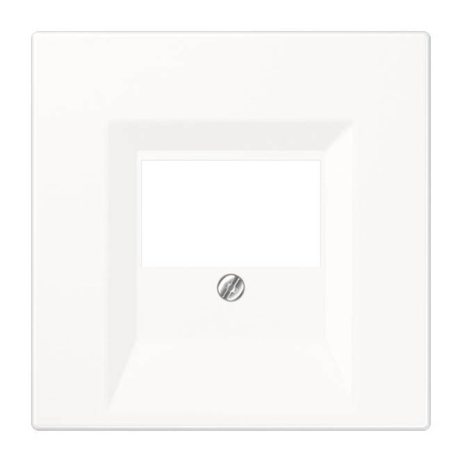 JG LS-design FM-Abdeckung TAE LS969TWW alpinweiß Install.Baumaterial Schaltermat/Geb.Steu Schalter