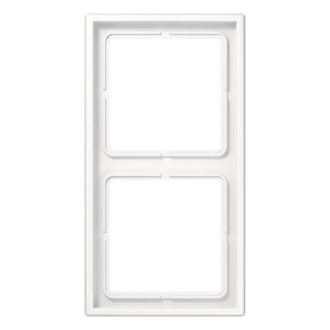 JG Rahmen 2fach LS982WW alpinweiss Install.Baumaterial Schaltermat/Geb.Steu Schalter Steckdosenm