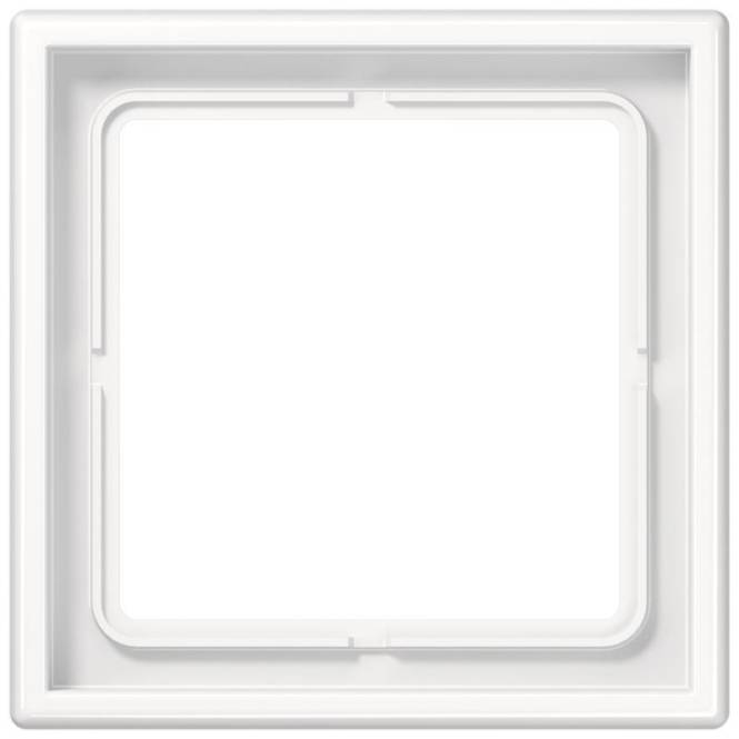 JG Rahmen 1fach LS981WW alpinweiss Install.Baumaterial Schaltermat/Geb.Steu Schalter Steckdosenm