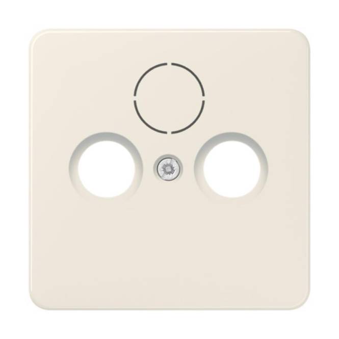 JG CD Koax-Abdeckung 561SAT 3LOCH weiss Install.Baumaterial Schaltermat/Geb.Steu Schalter