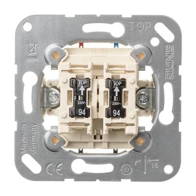 JG UP Serien Kontroll 505KOU5 Install.Baumaterial Schaltermat/Geb.Steu Schalter Steckdosenm