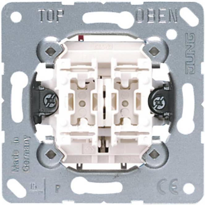 JG UP Taster 2POL 535U Install.Baumaterial Schaltermat/Geb.Steu Schalter Steckdosenm