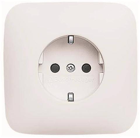 BJ Reflex SI Schuko Voll 20EUJKS-214 mit erh. Ber.-sch. alpinweiss Install.Baumaterial Schalter