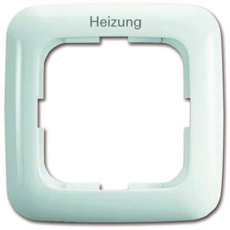 BJ Reflex SI Rahmen 2511JH-214 1fach Heizung-Notschalter alpinweiss Install.Baumaterial Schalter