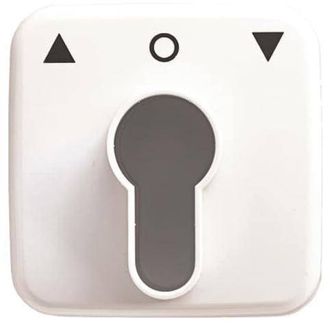 BJ Duro 2000 SI Abdeckung 2557PZ-214-101 für Profil-Halbzylinder alpinweiss Install.Baumaterial