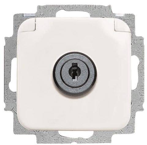 BJ Reflex SI Schuko Kombi 20EUKSL-214 mit Klappdeckel abschliessbar alpinwe Install.Baumaterial