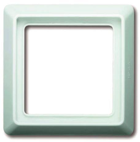 BJ UPWG Allwetter Rahmen 2101-34 1fach alpinweiss Install.Baumaterial Schaltermat/Geb.Steu Schalter