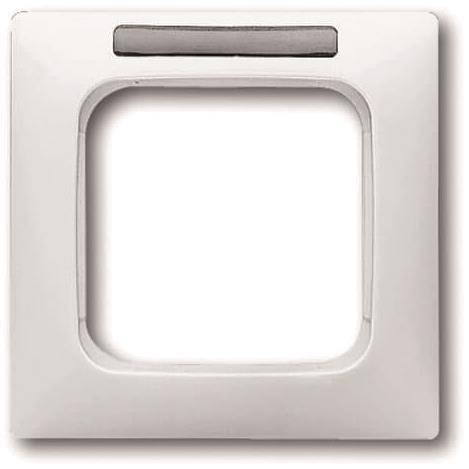 BJ Reflex SI Linear Rahmen 1721NSKA-214 mit Schriftfeld 1fach alpinweiss Install.Baumaterial