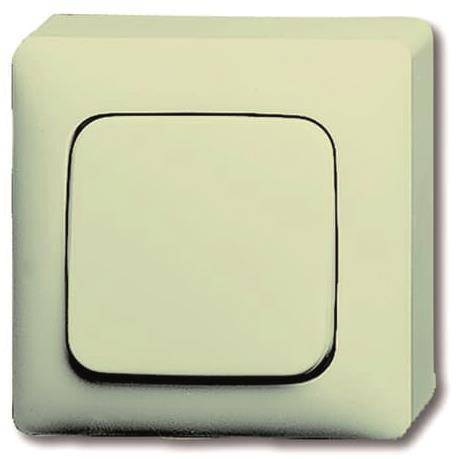 BJ Duro 2000 AP Aus/Wechsel 2601/6-32 mit beiliegender Bodenplatte Install.Baumaterial Schalter