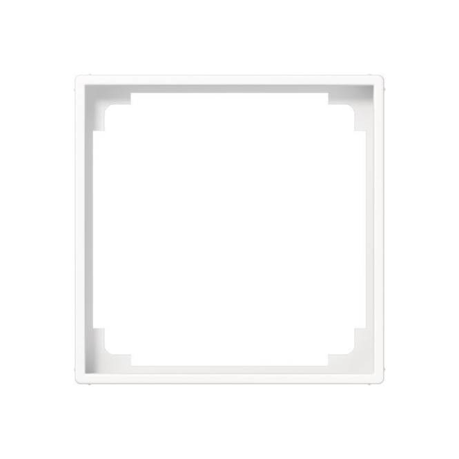 JG Zwischenrahmen 1-fach A590ZAWW a 500 alpinweiss Montage RJ 45 Install.Baumaterial Schalter