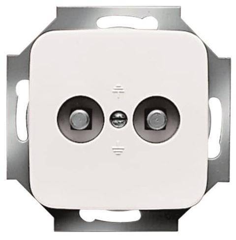 BJ Reflex SI UP Potential- 2095UC-214 Ausgleichstecker 2fach alpinweiss Install.Baumaterial Schalter