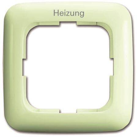 BJ Duro 2000 SI Rahmen 2511JH-212 1fach Heizung-Notschalter weiss Install.Baumaterial Schalter