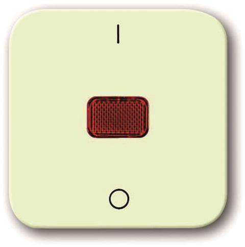 BJ Duro 2000 SI Wippe Kontroll 2508-212 Aus mit Aufdruck 2polig Install.Baumaterial Schalter