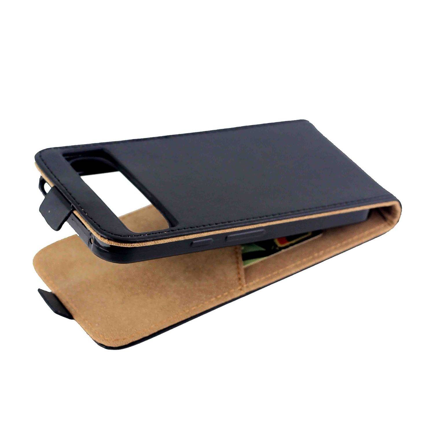 Für Google Pixel 9 Pro XL Flip Handy Tasche Hülle Cover Etui Schutz Case Schwarz