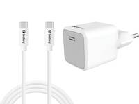 Sandberg - Netzteil - 2-in-1 - 20 Watt - 3 A - PD (24 pin USB-C)