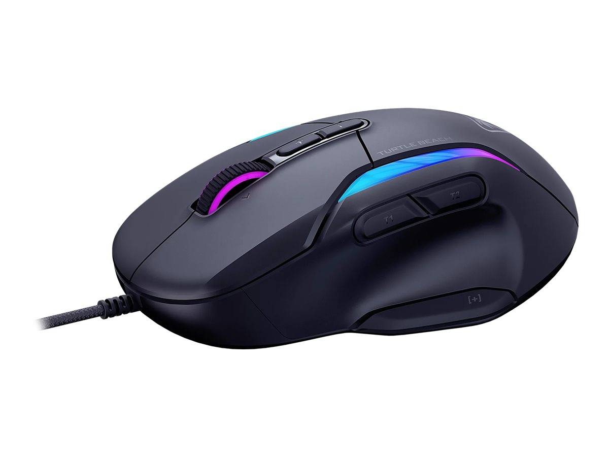 Eine kabelgebundene Gaming-Maus mit programmierbaren Tasten und anpassbaren LED-Lichtern, entwickelt für verbesserte Gaming-Präzision und Leistung.