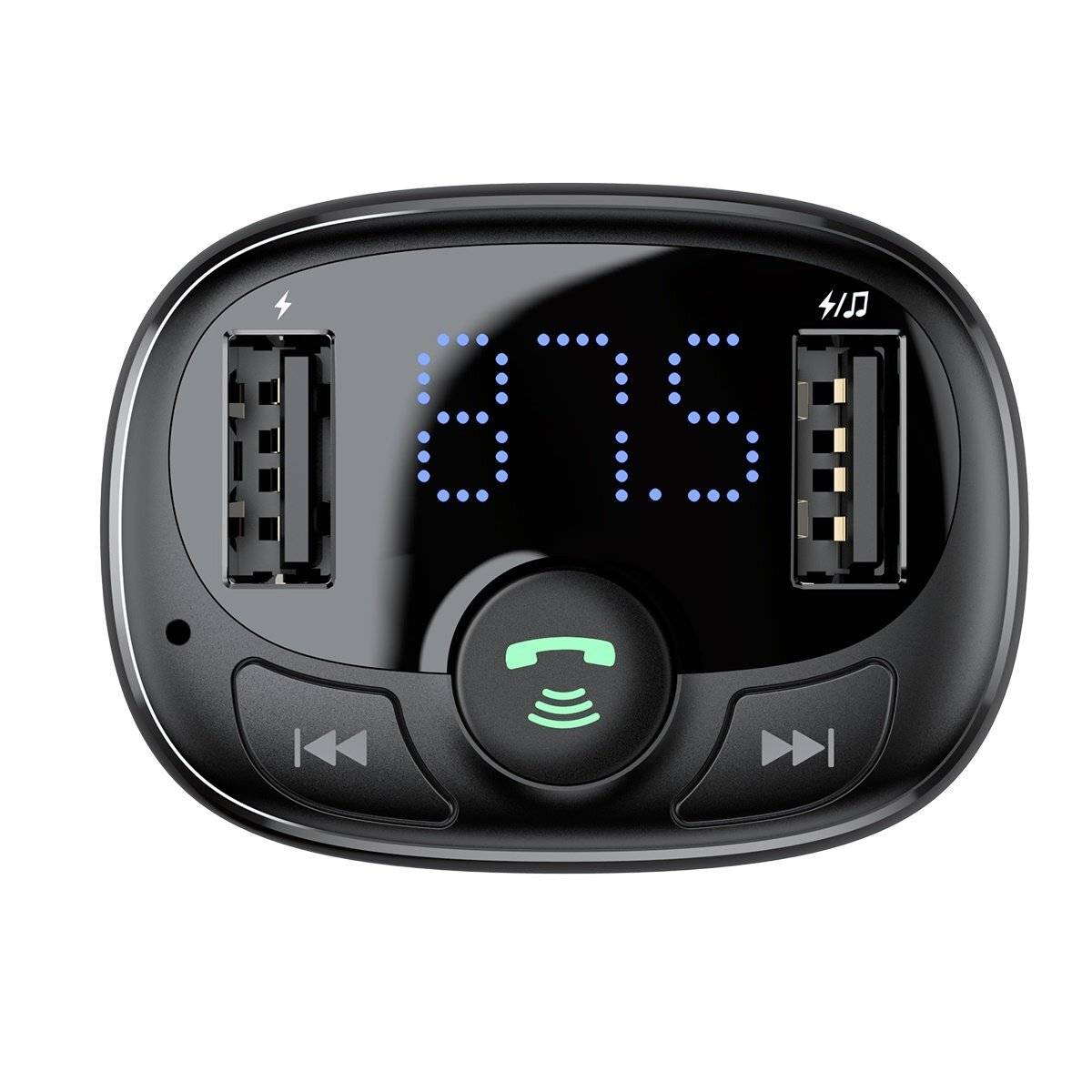 Bluetooth-Sender / Autoladegerät Baseus S-09A (Overseas Edition) - Schwarz