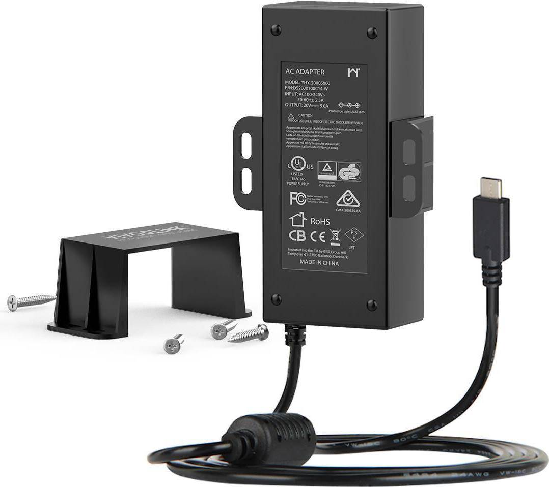 VivoLink 100W USB-C PD Charger inc