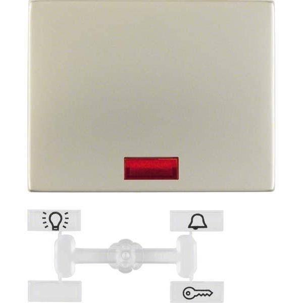 BER K5 Wippe Kontroll 14157004 Edelstahl Install.Baumaterial Schaltermat/Geb.Steu Schalter