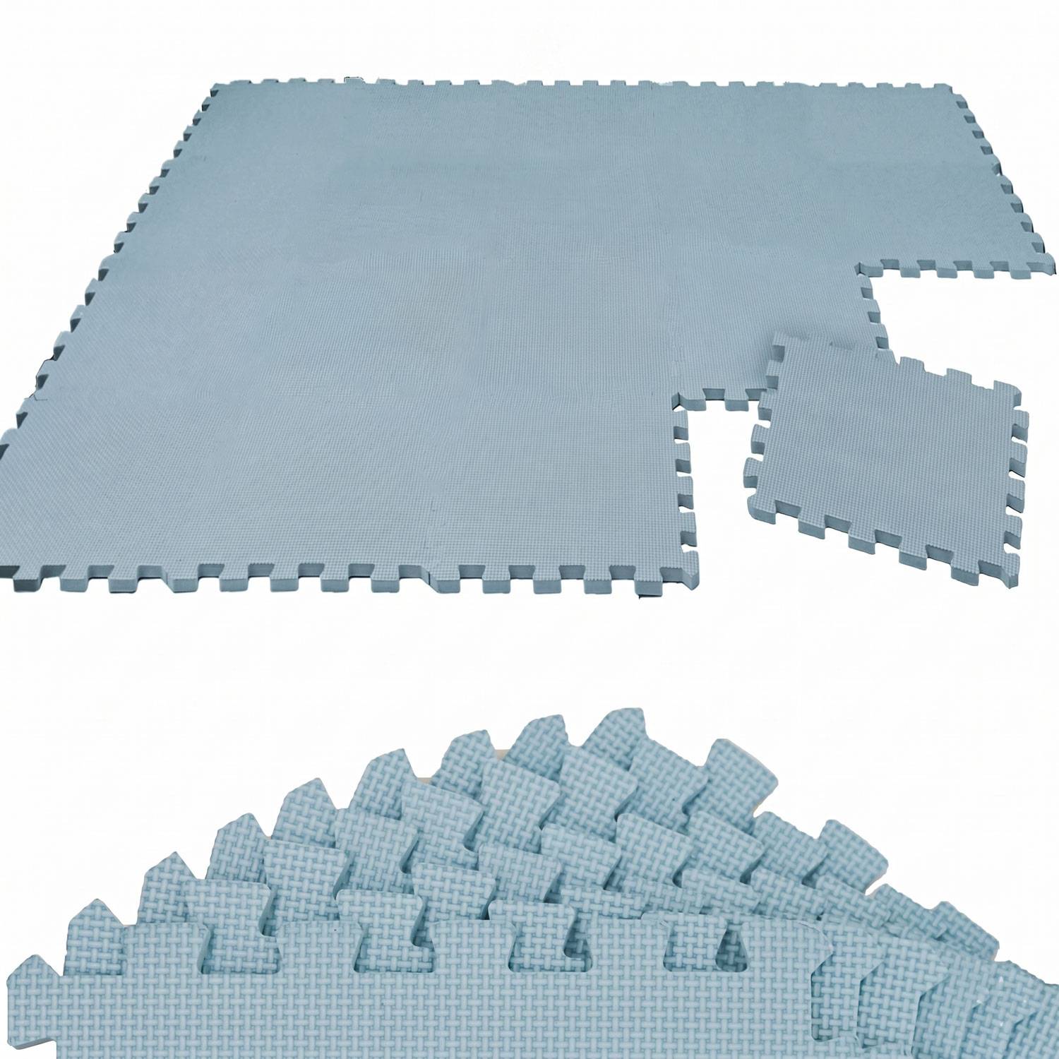 18 Teile Spielmatte Baby Puzzlematte - 30x30 Krabbelmatte Bodenmatte Kinderzimmer