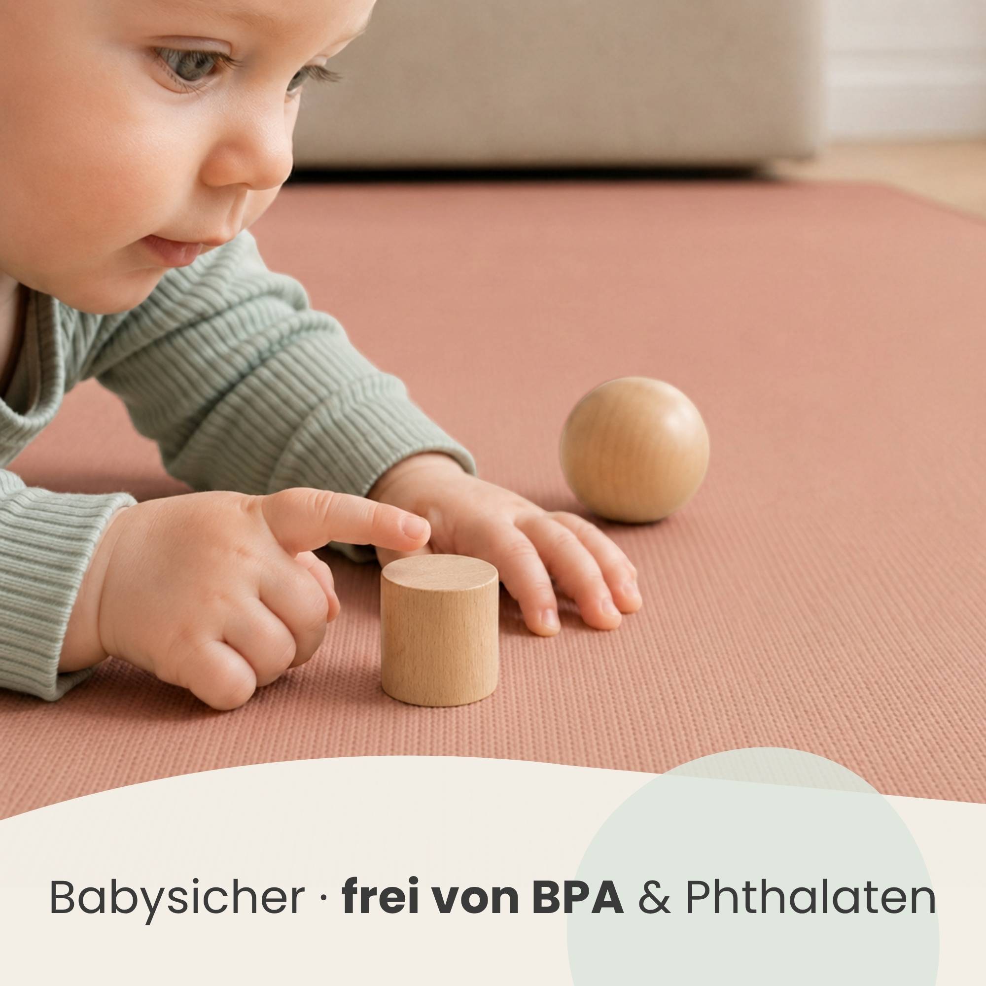 18 Teile Spielmatte Baby Puzzlematte - 30x30 Krabbelmatte Bodenmatte Kinderzimmer