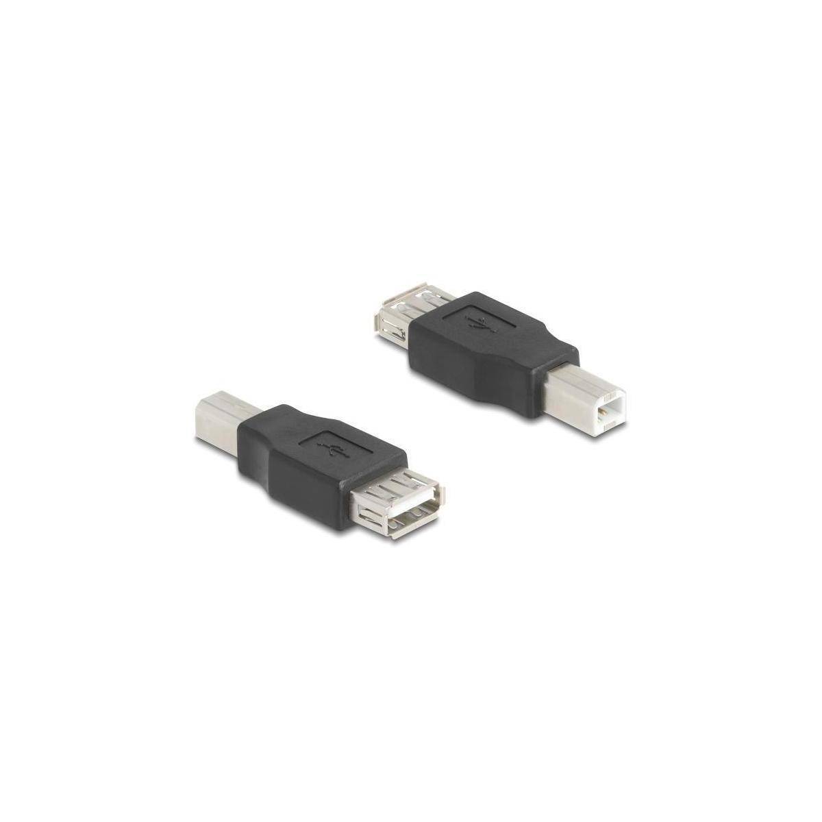 67199 - USB 2.0 Adapter USB Typ-B Stecker zu USB Typ-A Buchse
