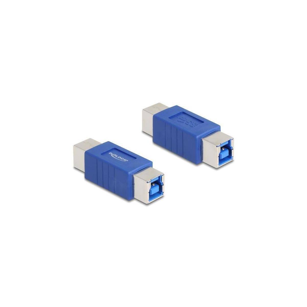 67228 - USB 5 Gbps Adapter Gender Changer USB Typ-B Stecker zu Stecker
