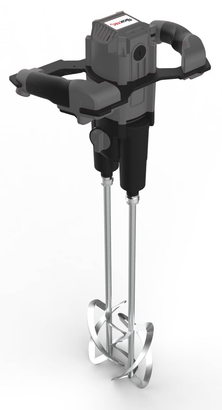 BOXTEC Doppelrührwerk, Zwangsmischer, 1800W 2-Gang MASTER PRO-1800 W / 2-Gang / inkl. 2 Quirle