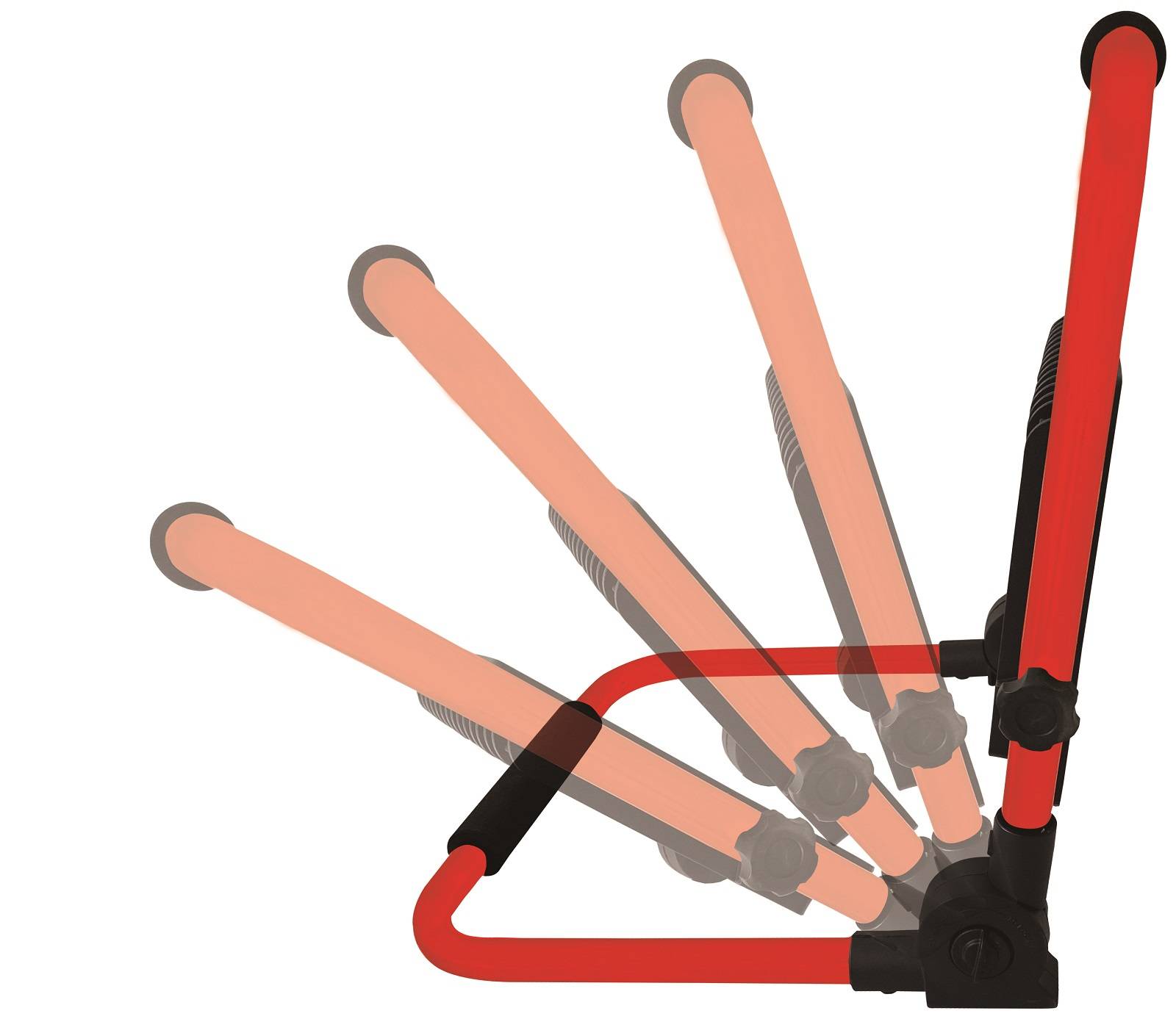 BOXTEC LED Strahler Baustrahler AKKU, verstellbar, faltbar 6500K IP54 -50 Watt