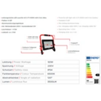 BOXTEC LED Strahler Baustrahler AKKU, verstellbar, faltbar 6500K IP54 -50 Watt BOXTEC LED Strahler Baustrahler AKKU, verstellbar, faltbar 6500K IP54 -50 Watt