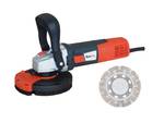 BOXTEC Betonschleifer 125 mm Sanierungsfräse 1.400W, Betonfräse, Set mit Koffer-1400 W / 125mm / Starter-SET