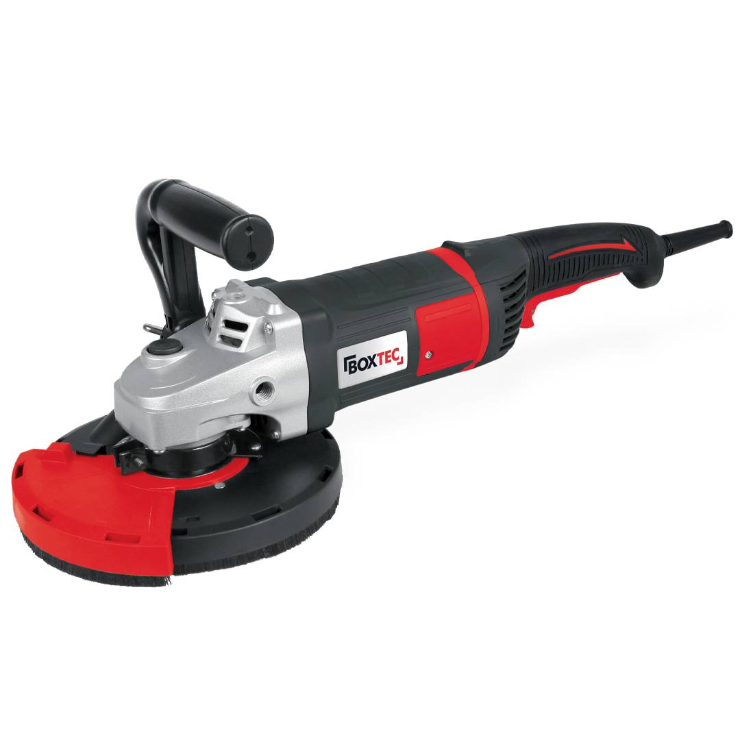 BOXTEC Betonschleifer 180 mm Sanierungsfräse Betonfräse 2.000W-2000 W / 180mm inkl. 1 Schleiftopf
