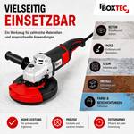BOXTEC Betonschleifer 180 mm Sanierungsfräse Betonfräse 2.000W-2000 W / 180mm / Starter-SET