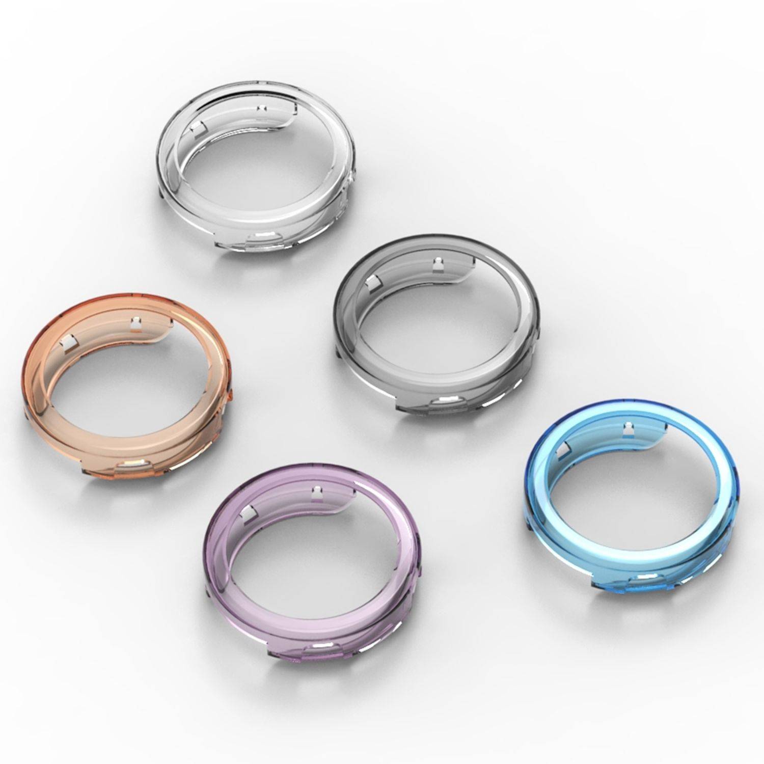 Für Huawei Watch GT 5 41mm Design TPU Smart Watch Schutz Gehäuse Hülle Schwarz