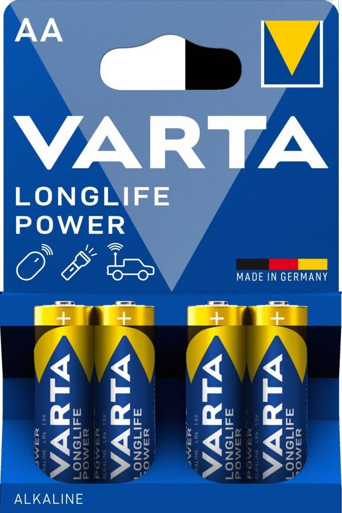 Varta Cons.Varta Longlife Power Mignon 4906 Blister 4