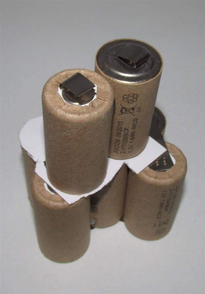 Akkupack für TCM 220032 - 9,6 Volt 1500mAh / 14,40Wh - Ni-MH zum Selbsteinbau