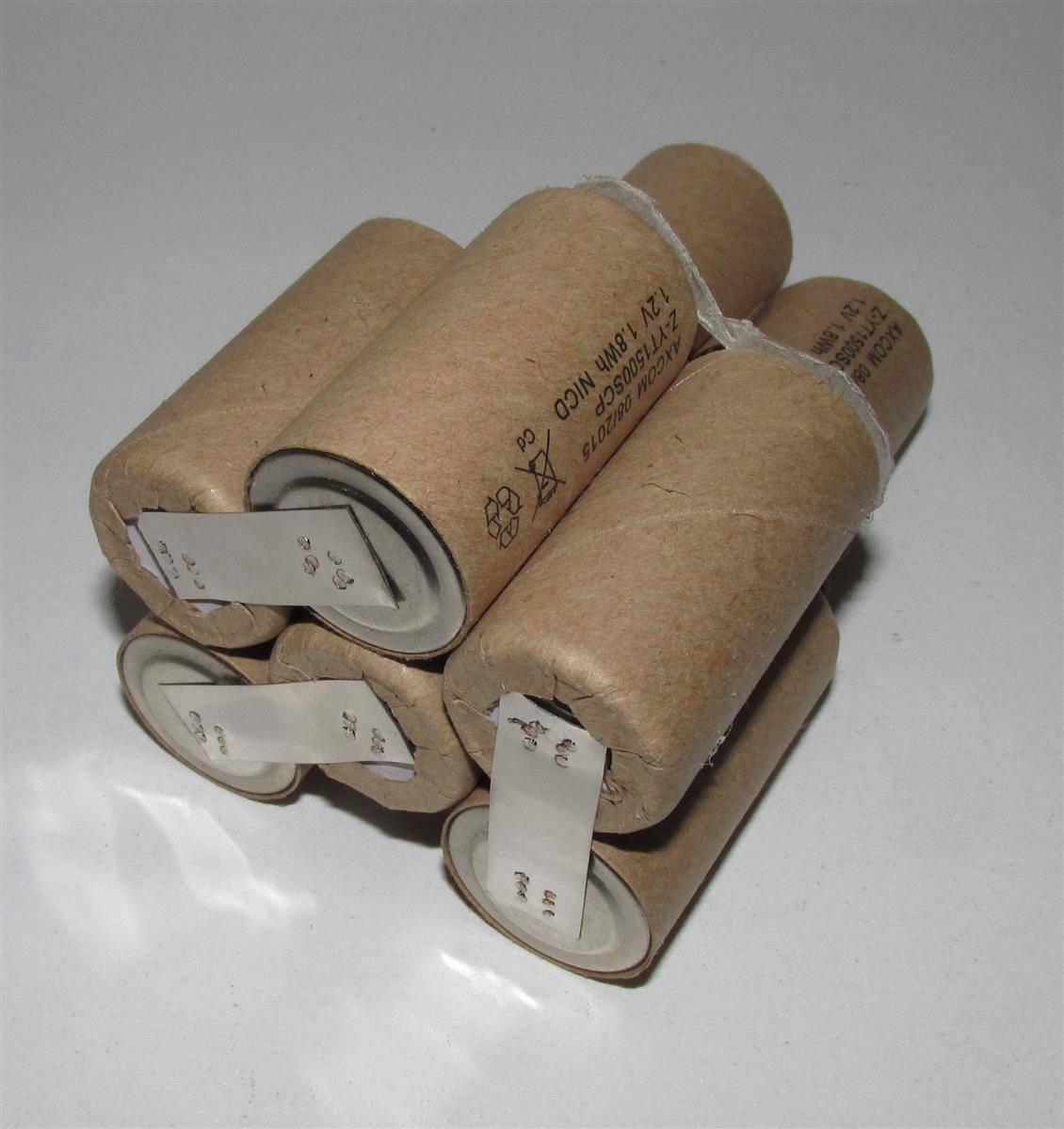 Akkupack für TCM 220032 - 9,6 Volt zum Selbsteinbau 2000mAh / 19,20Wh - Ni-MH