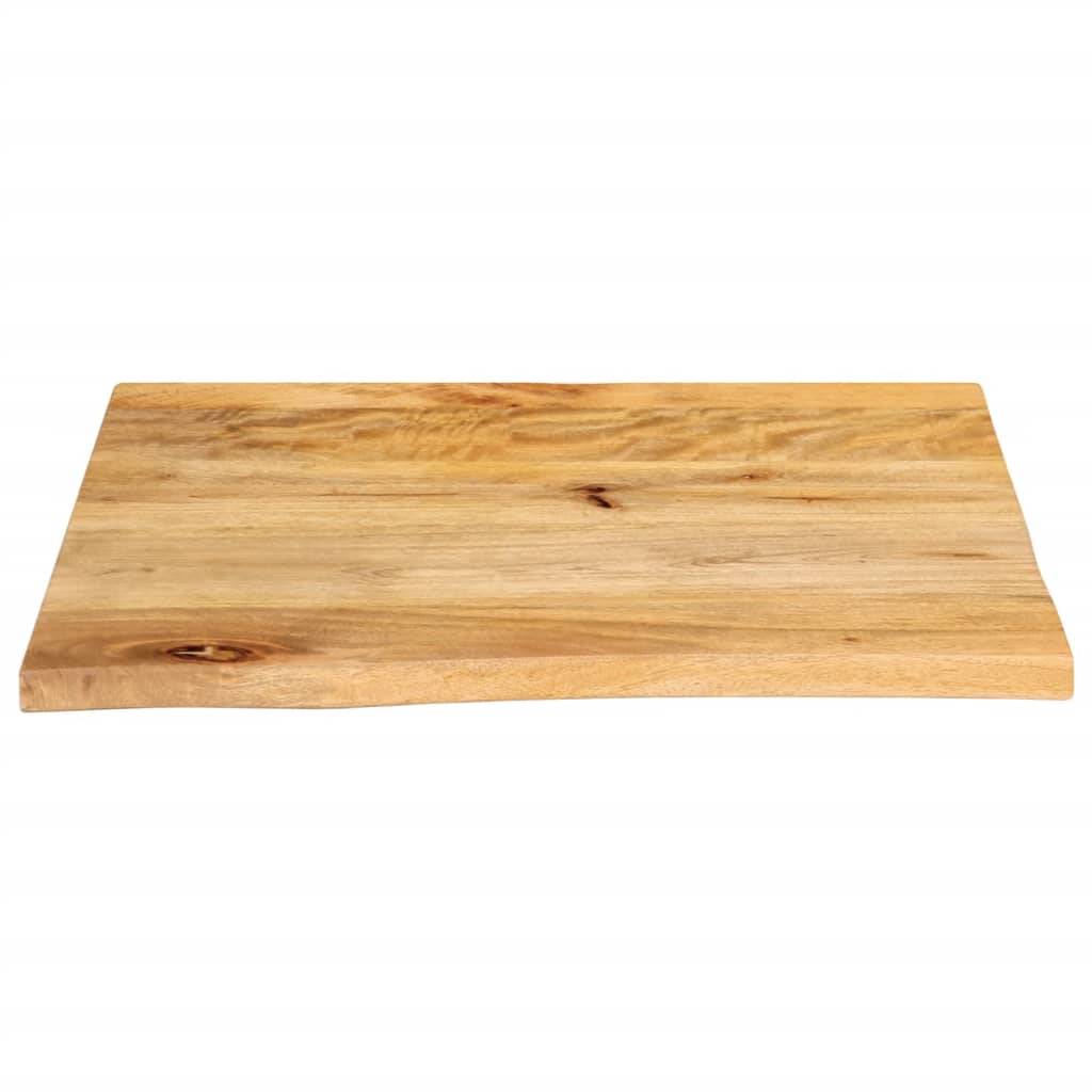 vidaXL Tischplatte mit Baumkante 60x60x2,5 cm Massivholz Mango