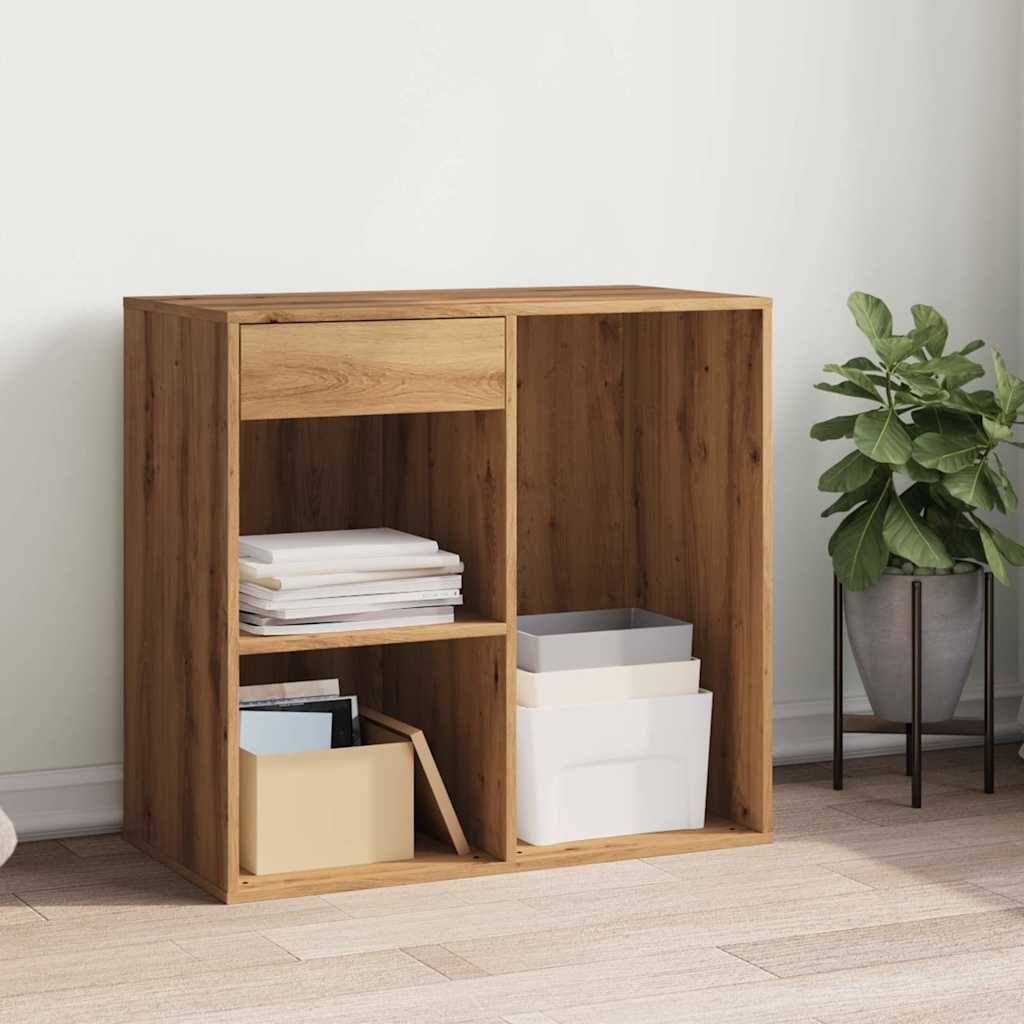 vidaXL Kosmetikschrank Artisan-Eiche 80x40x75 cm Holzwerkstoff