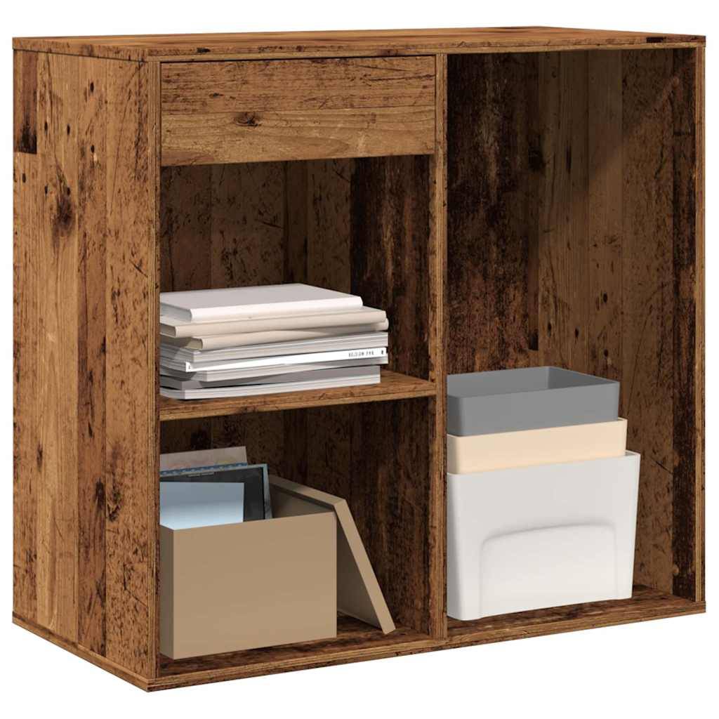 vidaXL Kosmetikschrank Altholz-Optik 80x40x75 cm Holzwerkstoff