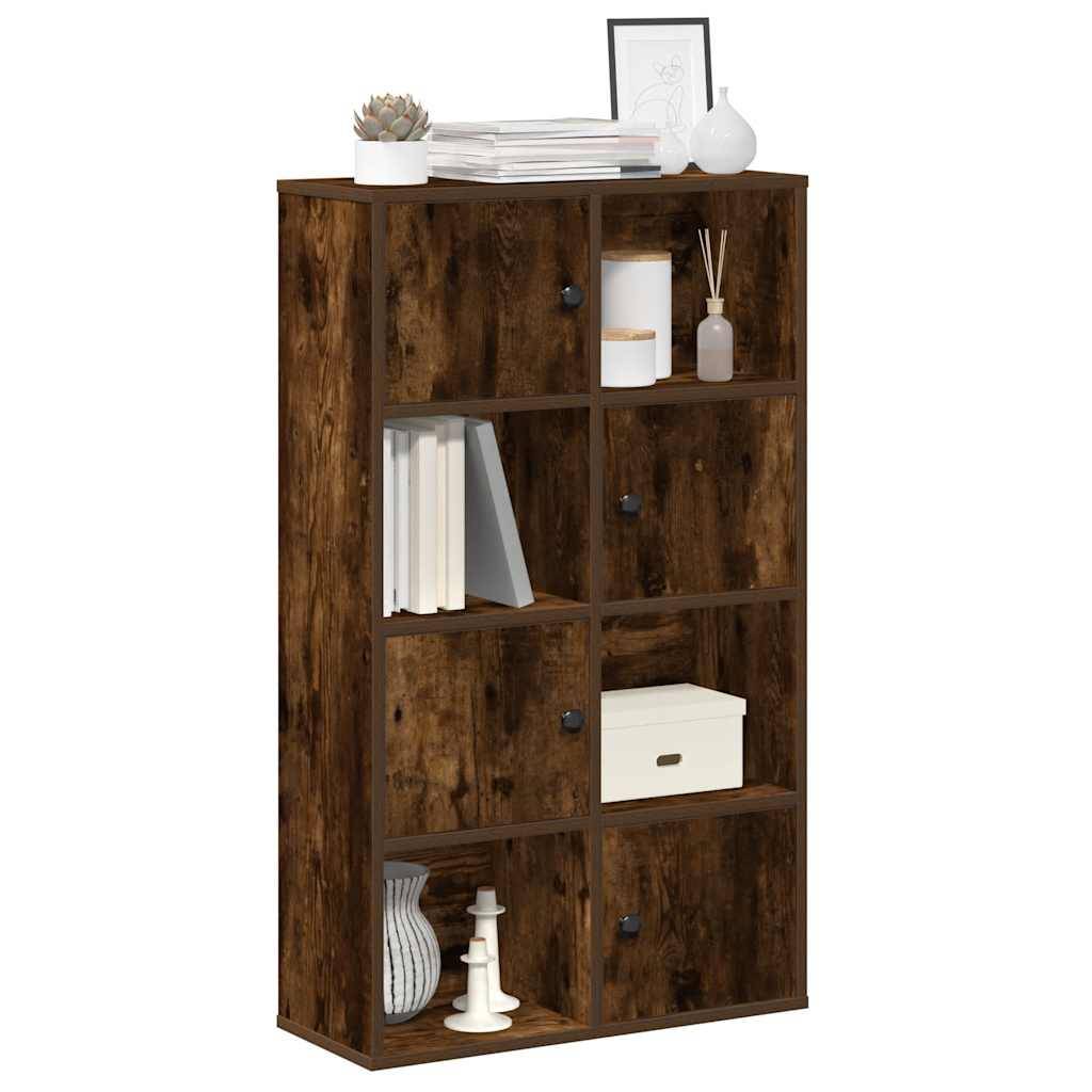 vidaXL Bücherregal Räuchereiche 60x24x101,5 cm Holzwerkstoff