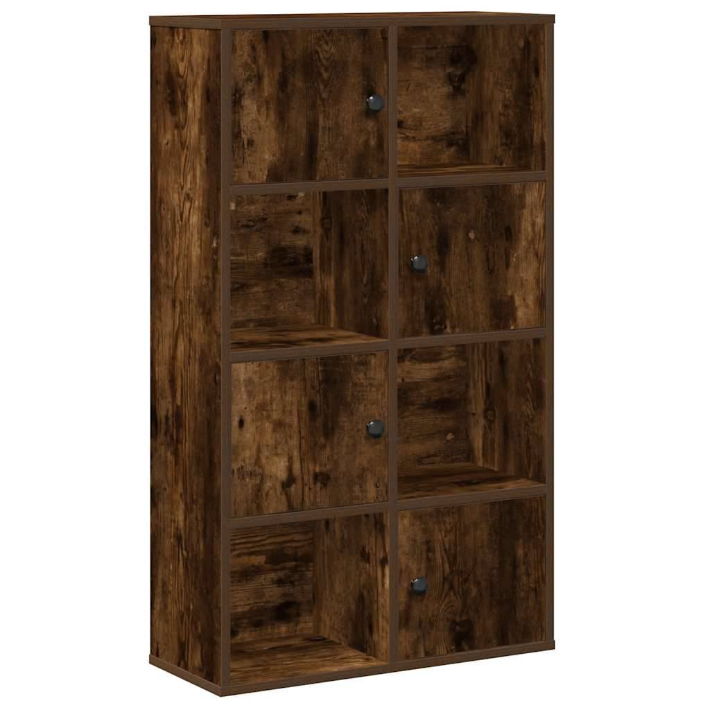 vidaXL Bücherregal Räuchereiche 60x24x101,5 cm Holzwerkstoff