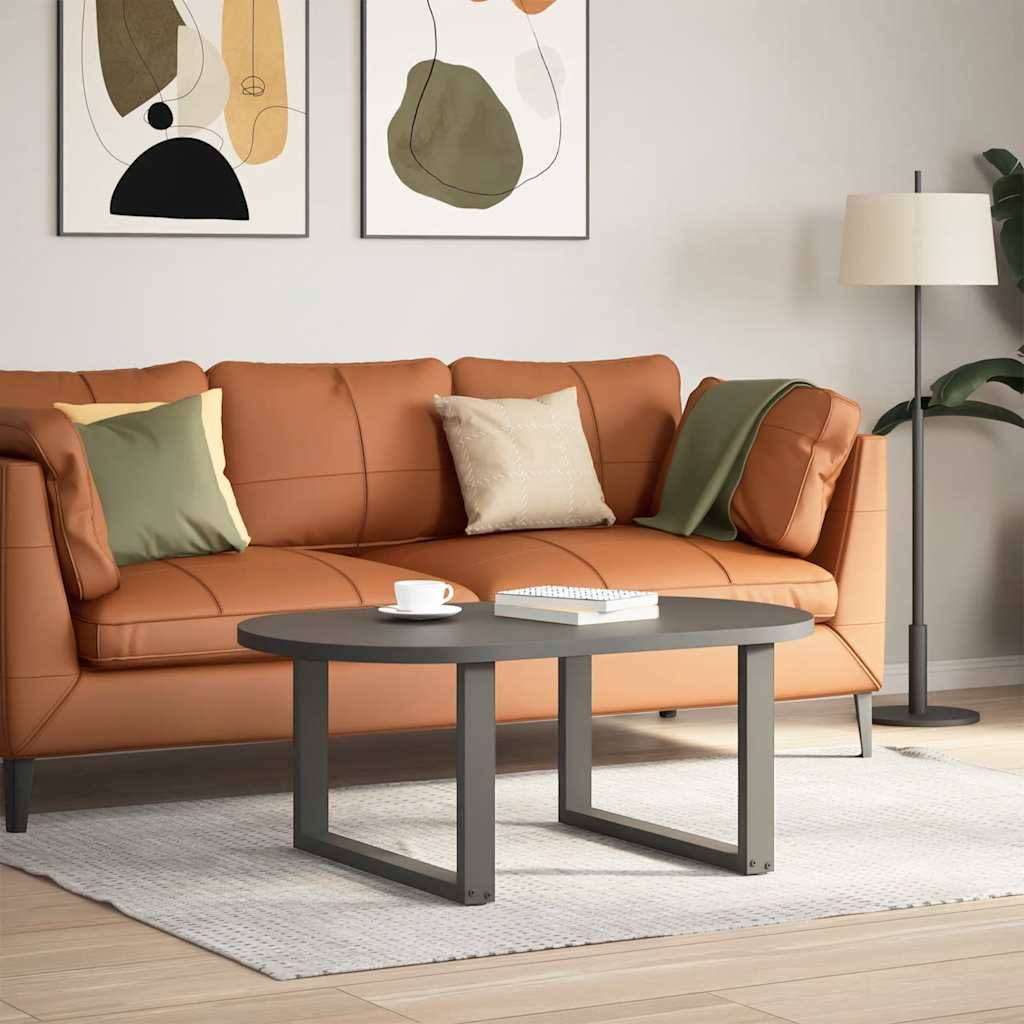 vidaXL Couchtischbeine U-Form 2 Stk. Anthrazit 70x(42-43) cm Stahl